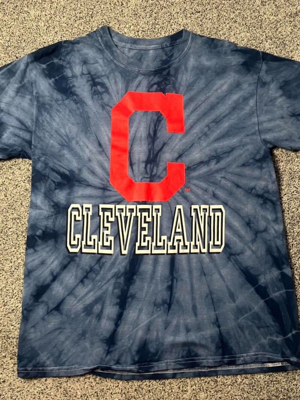 Cleveland tie-dye tee